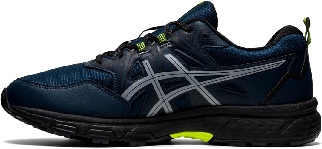 ASICS Men's Gel-Venture 8 Running Shoes-French Blue/Safety Yellow