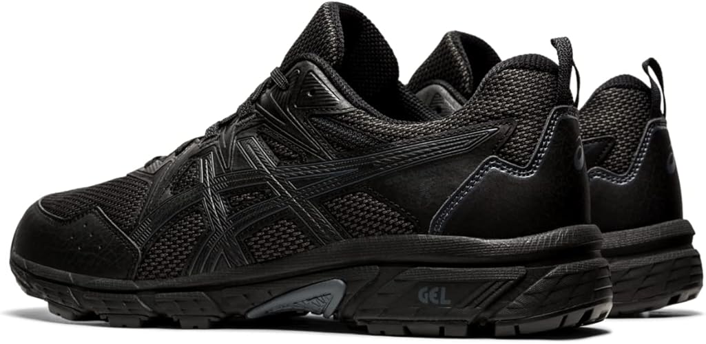 ASICS Men's Gel-Venture 8 Running Shoes-Black/Black