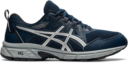 ASICS Men's Gel-Venture 8 Running Shoes-French Blue/Pure Silver