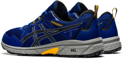 ASICS Men's Gel-Venture 8 Running Shoes-Monaco Blue/Black